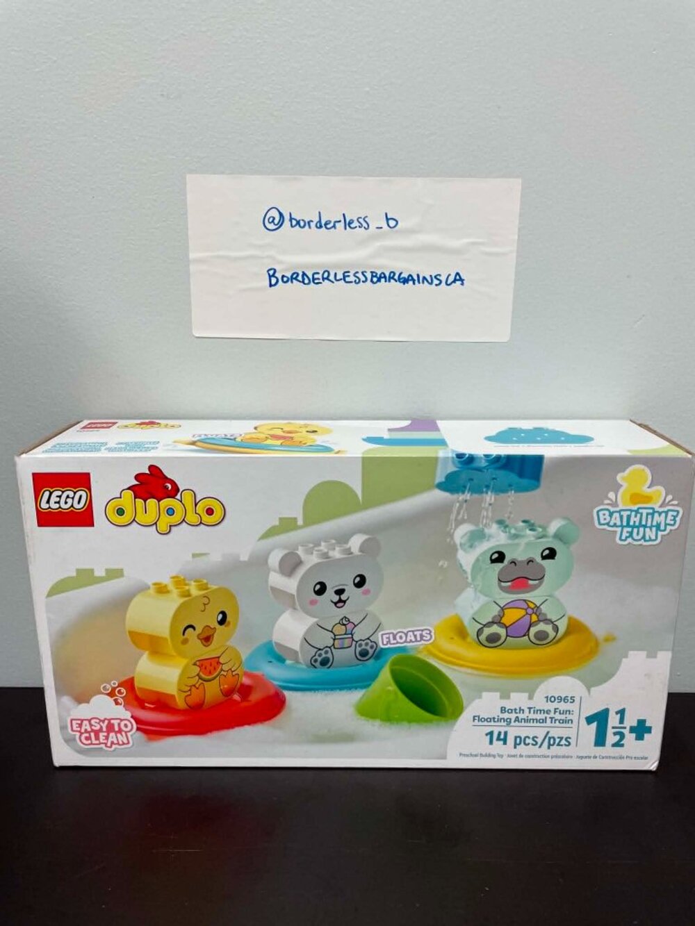 Lego Duplo Bath Time Fun: Floating Animal Train Set 10965